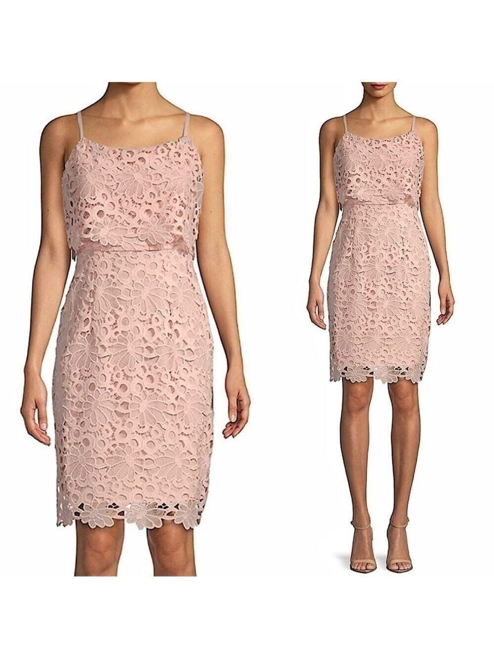 Nanette Lepore Floral Lace Sheath Dress